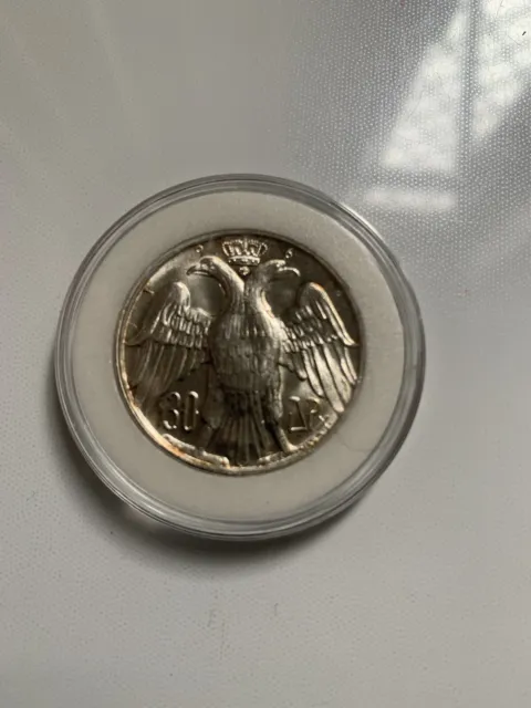 Silver Greek 30 Drachma Coin