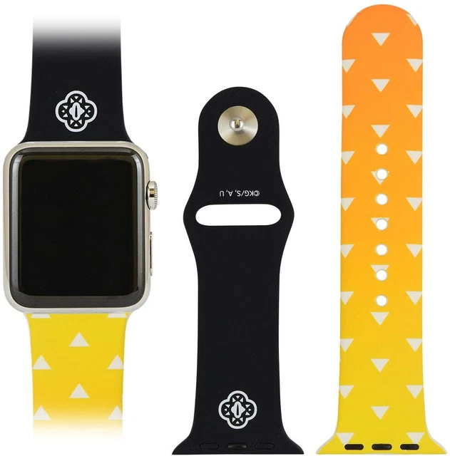 Demon Slayer Kimetsu no Yaiba Apple Watch 42/44mm Band Zenitsu Agatsuma Cool JP