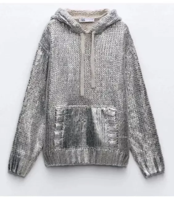 Zara sequin hoodie new arrivals