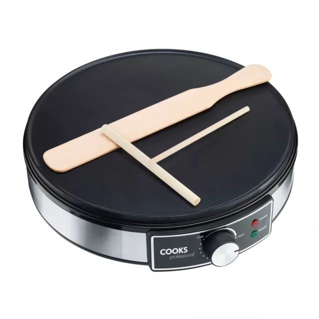Cooks Professional Non-stick 30cm Electric Crepe & Pancake Maker