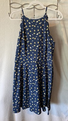 Junior's Navy Blue Fortune + Ivy Sleeveless Dress Size XL