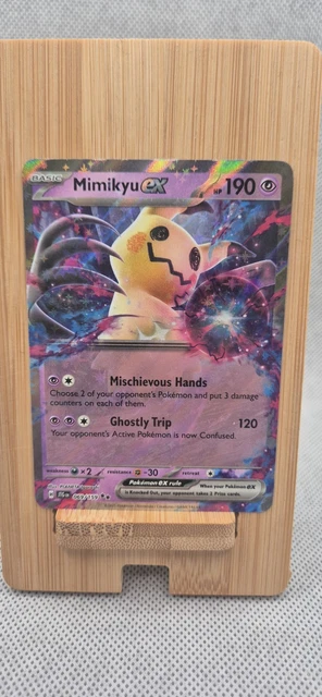 Pokémon – Mimikyu Ex 069/159 – Journey Together – Double Rare – Carte Unique En Aluminium