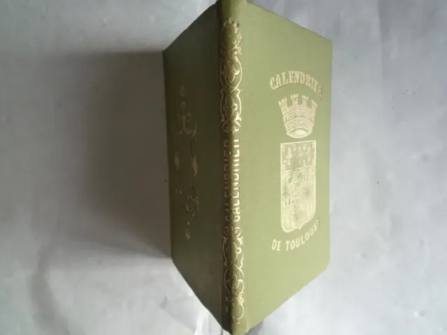 1876 Agenda Calendrier De Toulouse Administratif Judiciaire Et Commercial