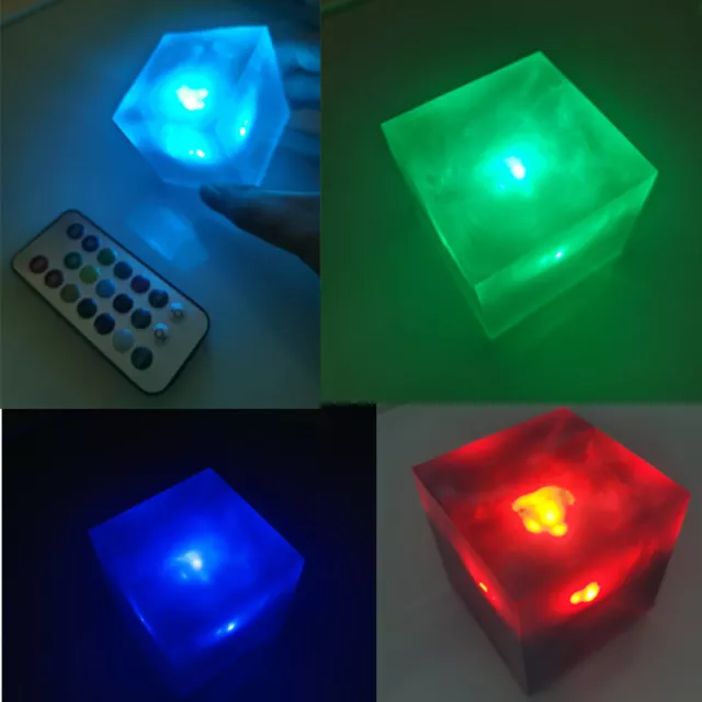 Avengers Thanos Tesseract Cube Universe LED Light Infinity War Cosplay w/ Remote