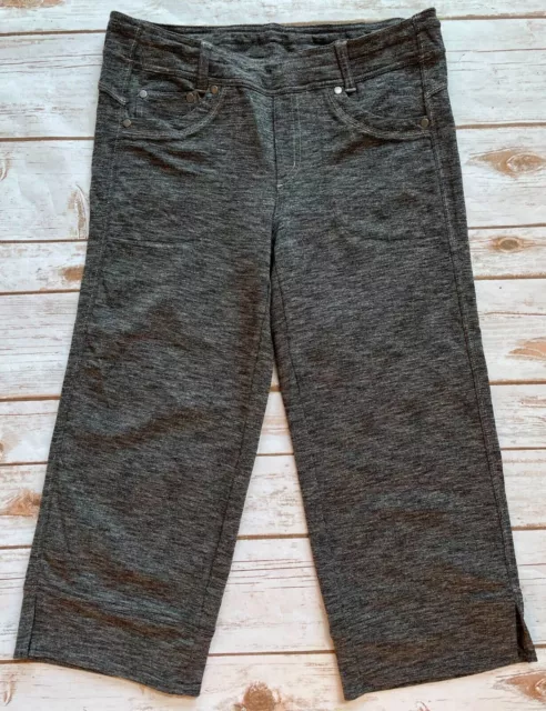 Kuhl Cropped Polyester Nylon Spandex Hiking Pants Gray Womens Size 6 Excellent