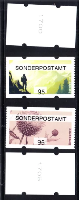 2024 01 09, ATM,AWZ,"SONDERPOSTAMT", Paar zu 95 Cent,NR 0380; 0375