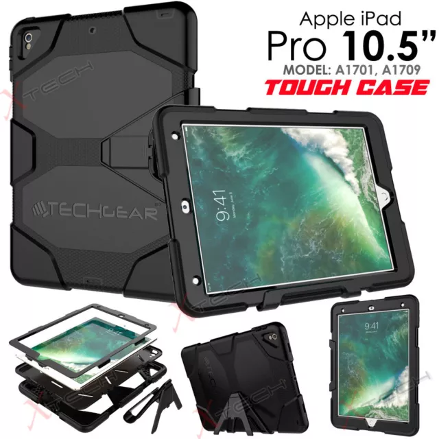Tough HEAVY DUTY Shock Proof Protective Survival Case Cover for iPad Pro 10.5"