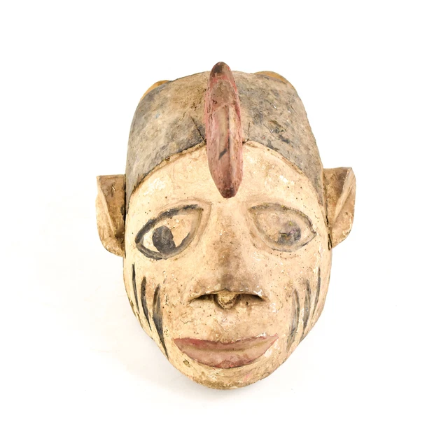 Yoruba Gelede Mask with Bird Face Nigeria