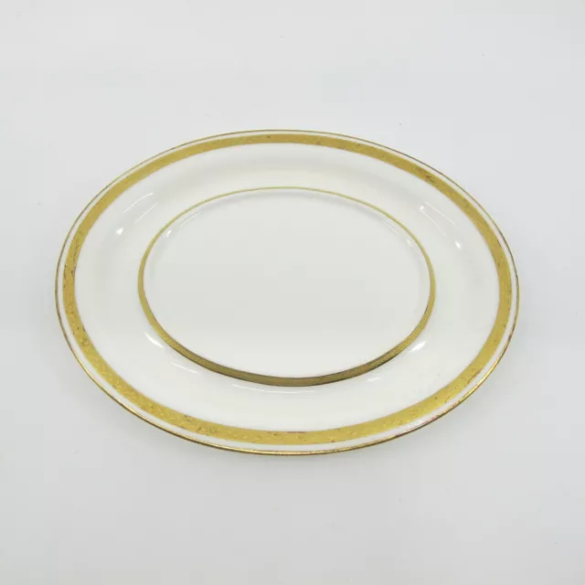 G8338 by MINTON for TIFFANY Gold Encrusted Teapot Trivet Stand Tile Rare Form
