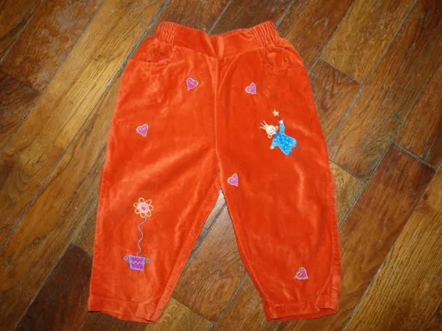Pantalon orange - Kiabi baby - 18 mois - Excellent état