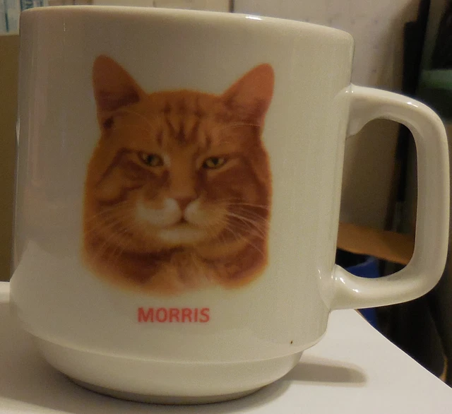 1 Morris the cat Mug made by Papel 9 Lives Cat Food Advertising