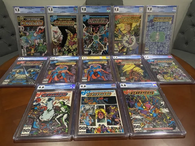 DC Gorge Perez Crisis On Infinite Earths 1985 1-12 CGC 9.8 Death Of Super Girl