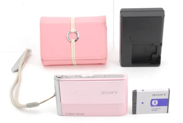 [Near MINT] SONY Cyber Shot DSC-T70 Pink Digital Camera (language Japanese only)