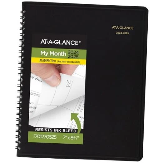 Aazon.co : AT-A-GLANCE Planner 2024-2025 Acadeic, Weekly Pocket