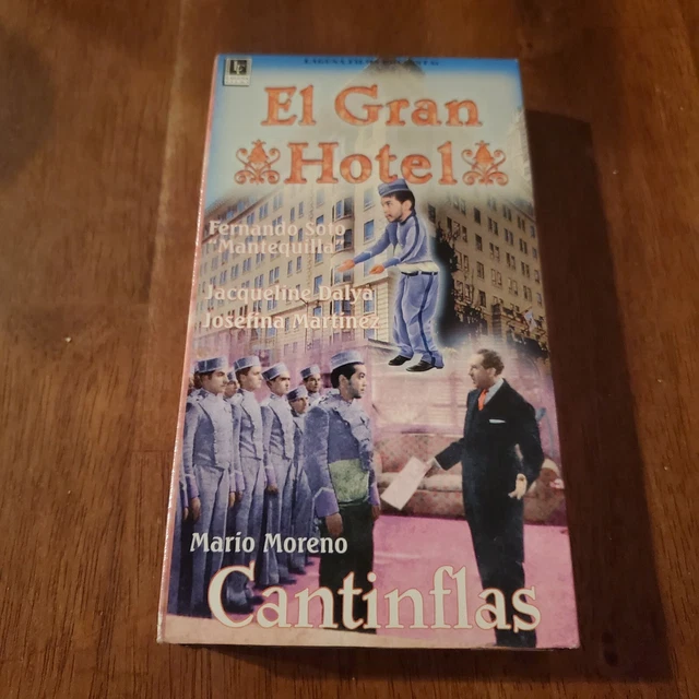 EL GRAN HOTEL VHS 1944 Cantinflas Mario Moreno Spanish Mexican Mexi
