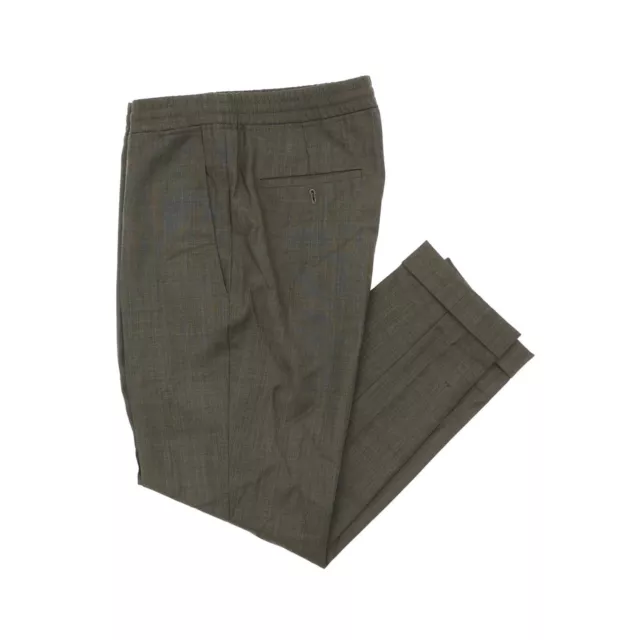 Neil Barrett L90114 Mens Green Drawstring Pants Trousers Size 48 3