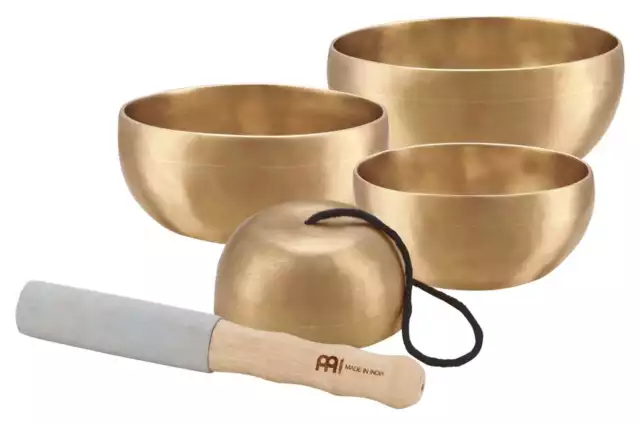 Meinl Sonic Energy SB-U-1750 Klangschale 4-teilig Set Indien Bronze Schlägel Bag