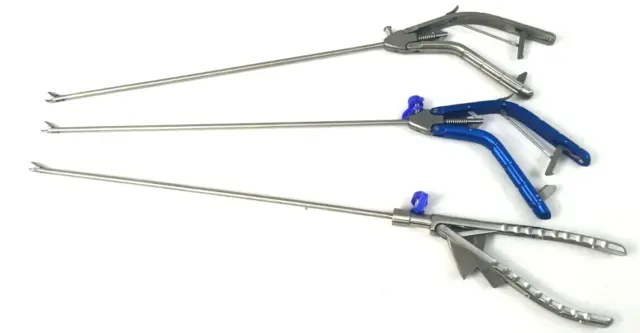 Addler Laparoscopic 5Mmx330Mm  Needle Holder Surgical Instruments Set Of 3