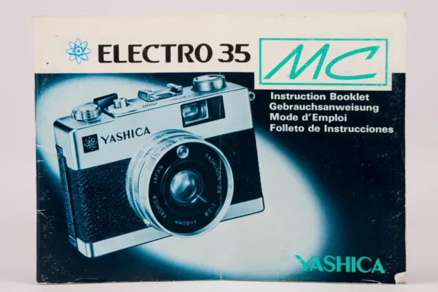 Manual de Uso Yashica Electro 35 Mc Instrucciones