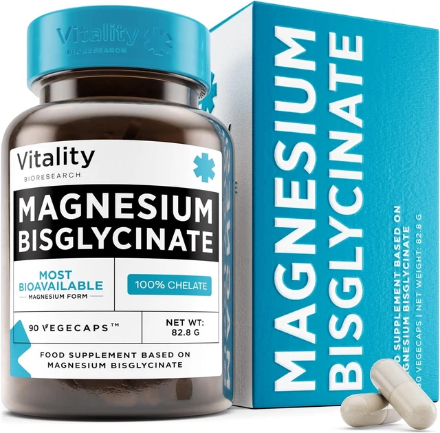 Magnesium Glycinate Supplements 300mg, High Strength Magnesium - View #6