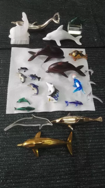 Collection de dauphins 22 pièces / smalls Dolphin collection 22 pieces