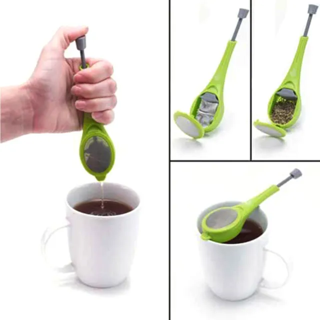 Healthy Total Tea Infuser Strainer Bag Loose Leaf Steeper Press Tea Filtter Tool