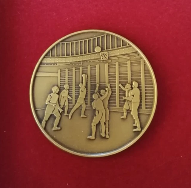 Médaille Fédération Française De Basketball – Tirage Original 1955 – Sport