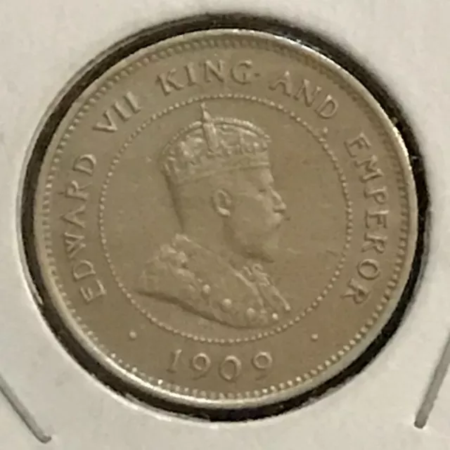 Jamaica Farthing KM 21 AU 1909