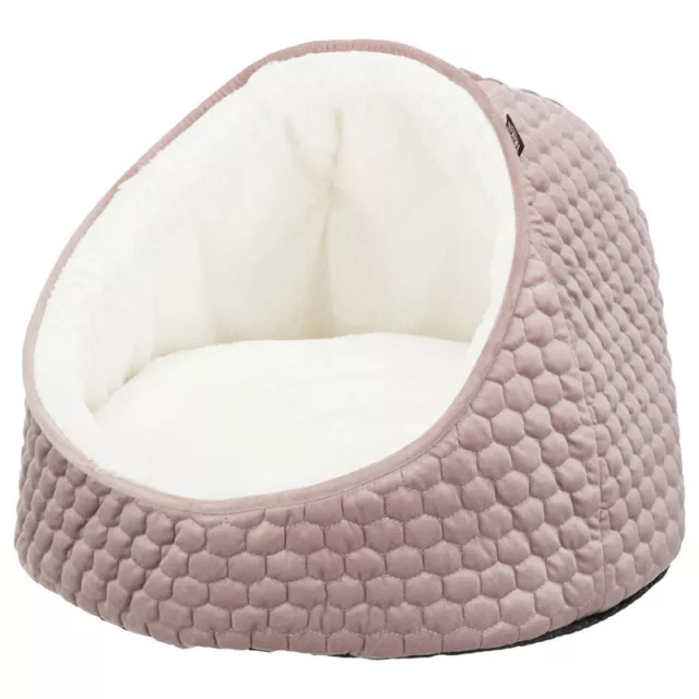 Trixie Kuschelhöhle Livia weiß/lachs für Hunde, UVP 34,99 EUR, NEU