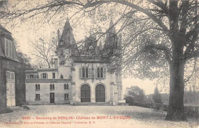 Cpa 60 Env.de Senlis / Chateau De Mont L'eveque