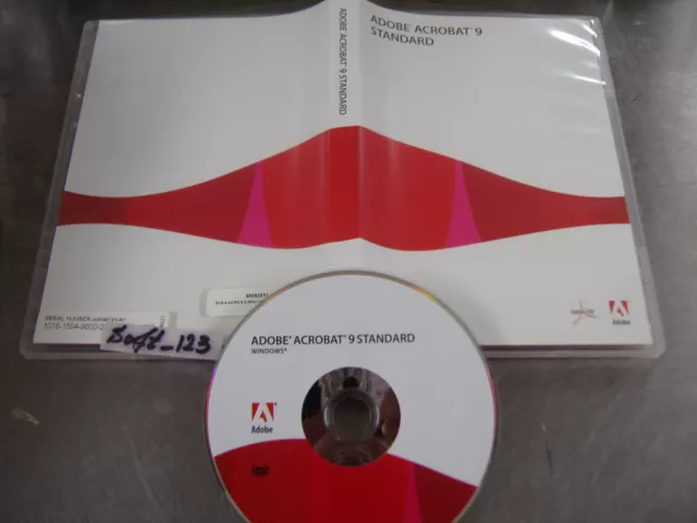 Adobe Acrobat  9 Standard for Windows PC Liceensed for 2 PCs =PERMANENT VERSION=