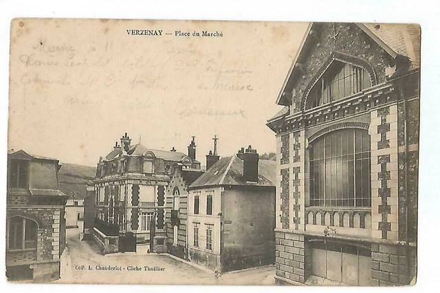 51 Verzenay  La Place Du Marche