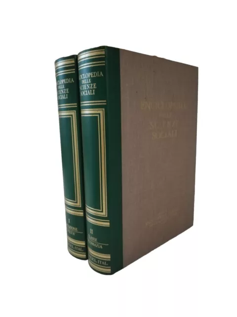 1150 Enciclopedia Delle Scienze Sociali Volume I e II Treccani 1992