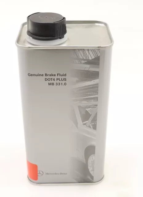 NEW OEM Mercedes Genuine DOT4 Plus Brake Fluid 1 Liter/1.05qt A0009895605110111