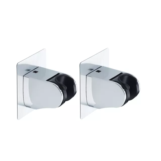 2 Pcs Support D'aspiration De Salle Bain Pommeau Douche À Main