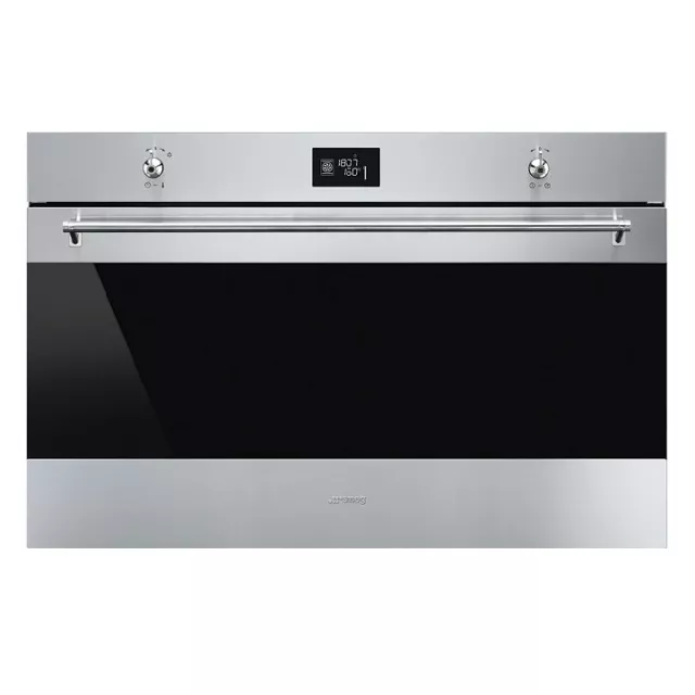 SMEG SF9390X1 Four Multifonctions Encastré 90 CM 115LT en Acier Inoxydable