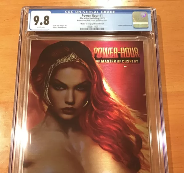 Power Hour #1 Shikarii Teela Preview Close Up “What Top” Metal CGC 9.8 11 Of 20