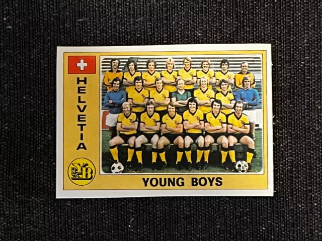 Sticker Panini Euro Football 76/77 Young Boys Suisse Helvetia # 118 Original