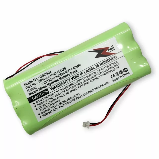 ZZcell Batterie de Rechange Pour Alarme Dsc 6PH-AA1500-H-C28, 9047, SCW9045
