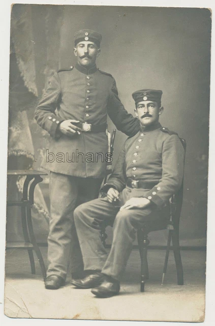 AK Portrait Soldaten Bayern E.B.4.Bay.Infanterie Regiment Feldpost (4809)