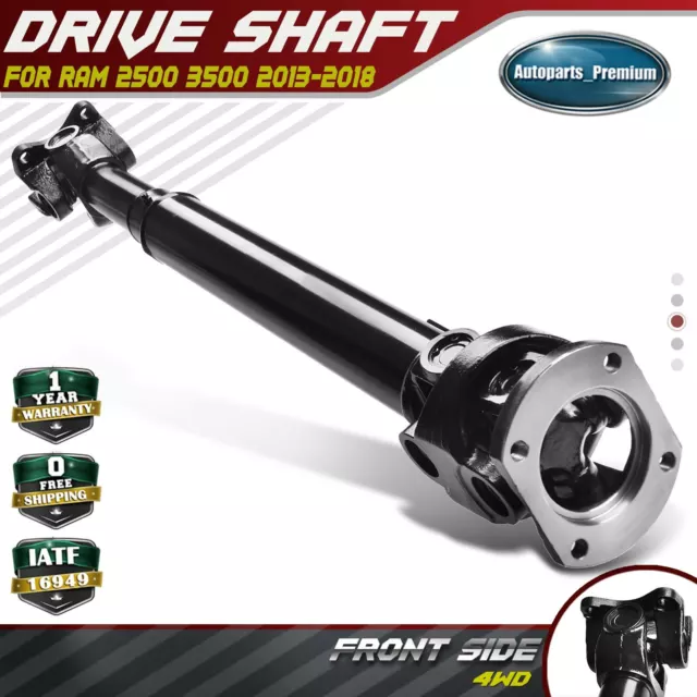 Front Driveshaft Assembly for Ram 2500 3500 2013-2018 6.7L 4WD Auto 68RFE Trans.
