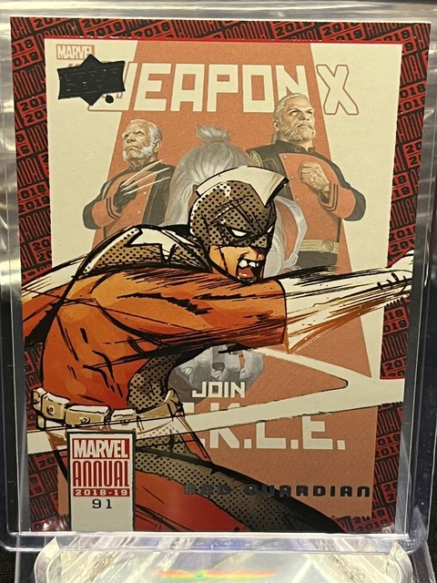 RED GUARDIAN / 2018-2019 MARVEL ANNUAL (Upper Deck) BASE Trading Card #91