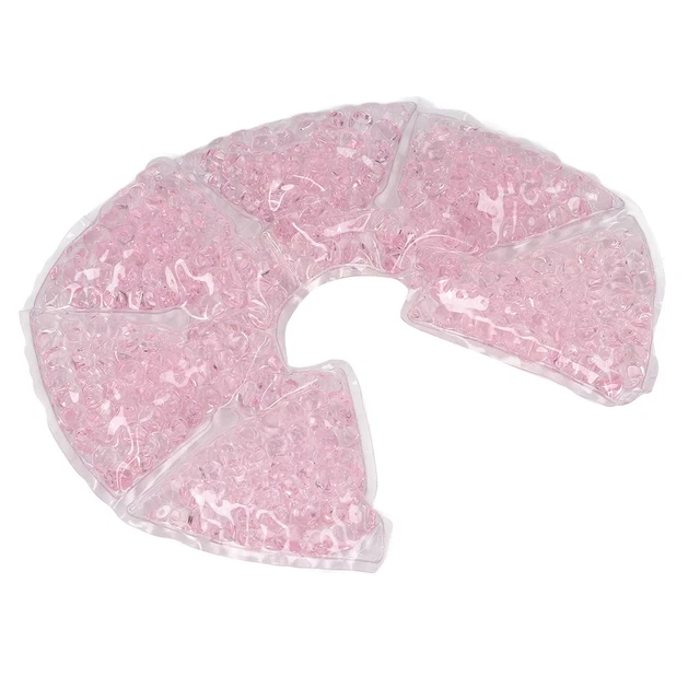(Rose)Coussinet De Gel 'allaitement Chaud Et Froid