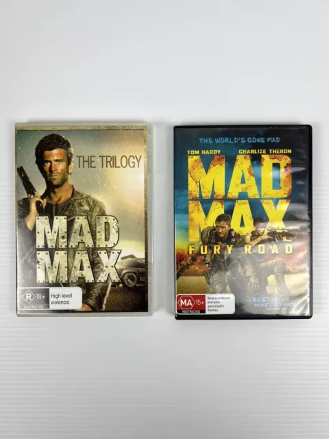 Mad Max Trilogy + Mad Max: Fury Road DVD - Very Good Condition - Region 4