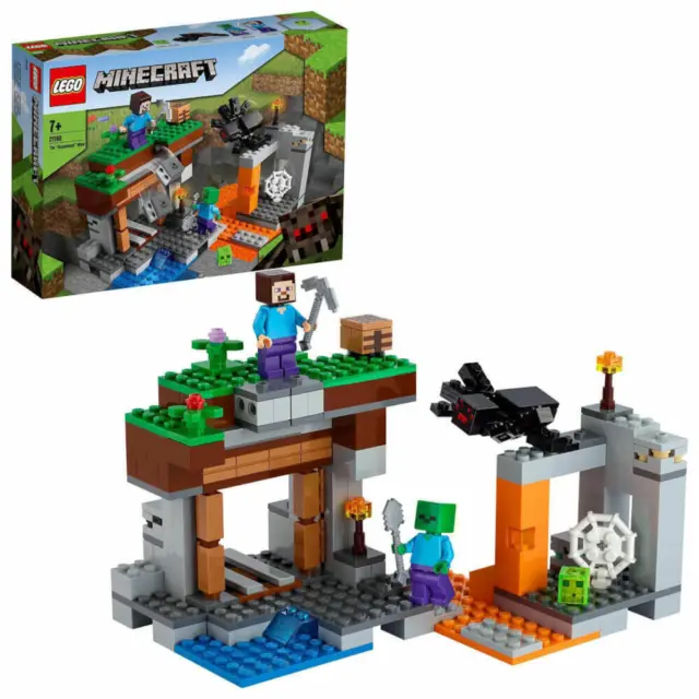 LEGO Minecraft La mine abandonnée 248 pcs. Jeu de construction Briques Jouets...