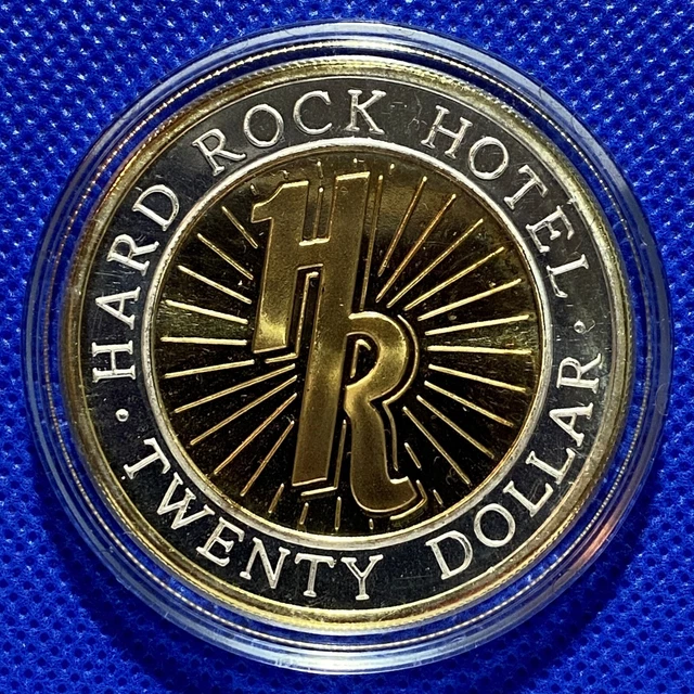 Hard Rock Las Vegas $20 Silver Strike - HR - S Mint