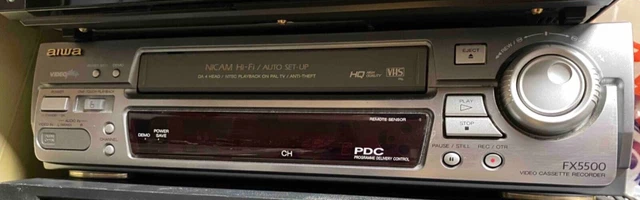 AIWA HV-MX100Z VHS VCR World Wide Multi-system PAL, (ME)SECAM &a