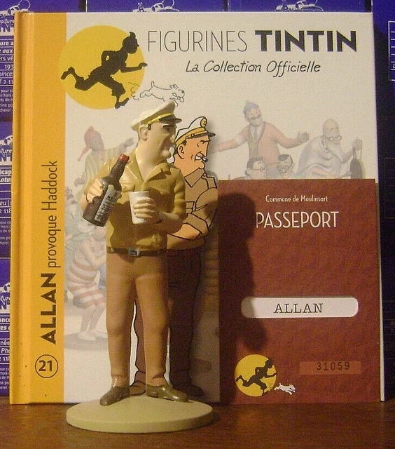 FIGURINE / FIGURE Tintin La collection officielle N°21 Allan provoque
