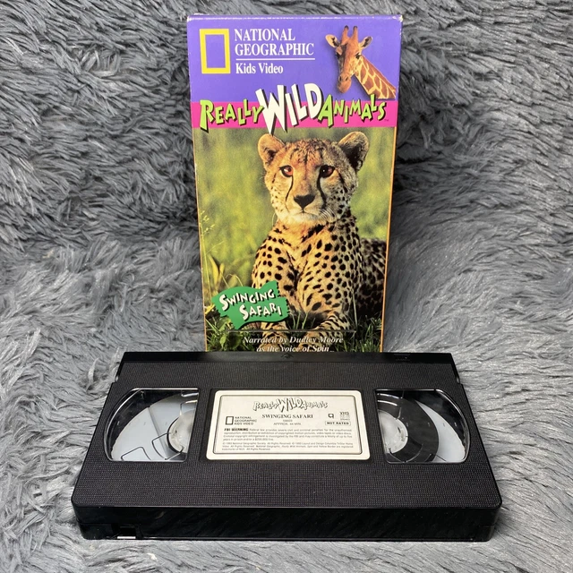 REALLY WILD ANIMALS Swinging Safari VHS 1994 National Geographic