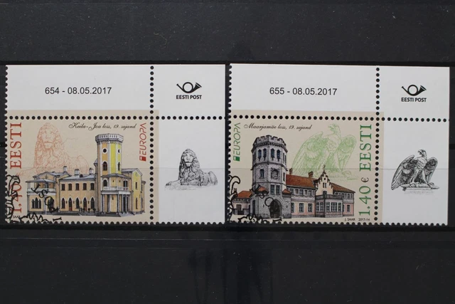 Estland, MiNr. 890-891, Ecke rechts oben, gestempelt - 659468